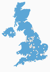 Map of UK